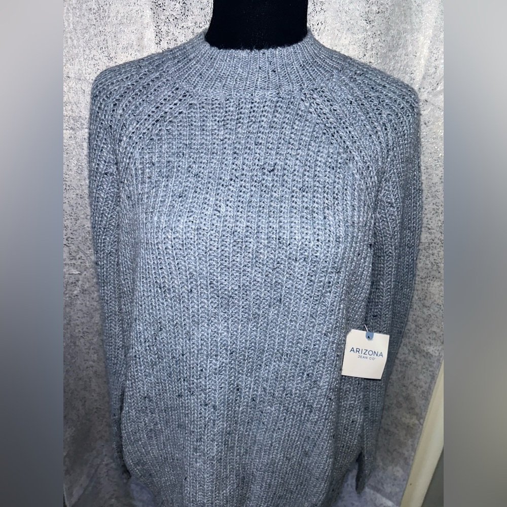 Light blue knit sweater